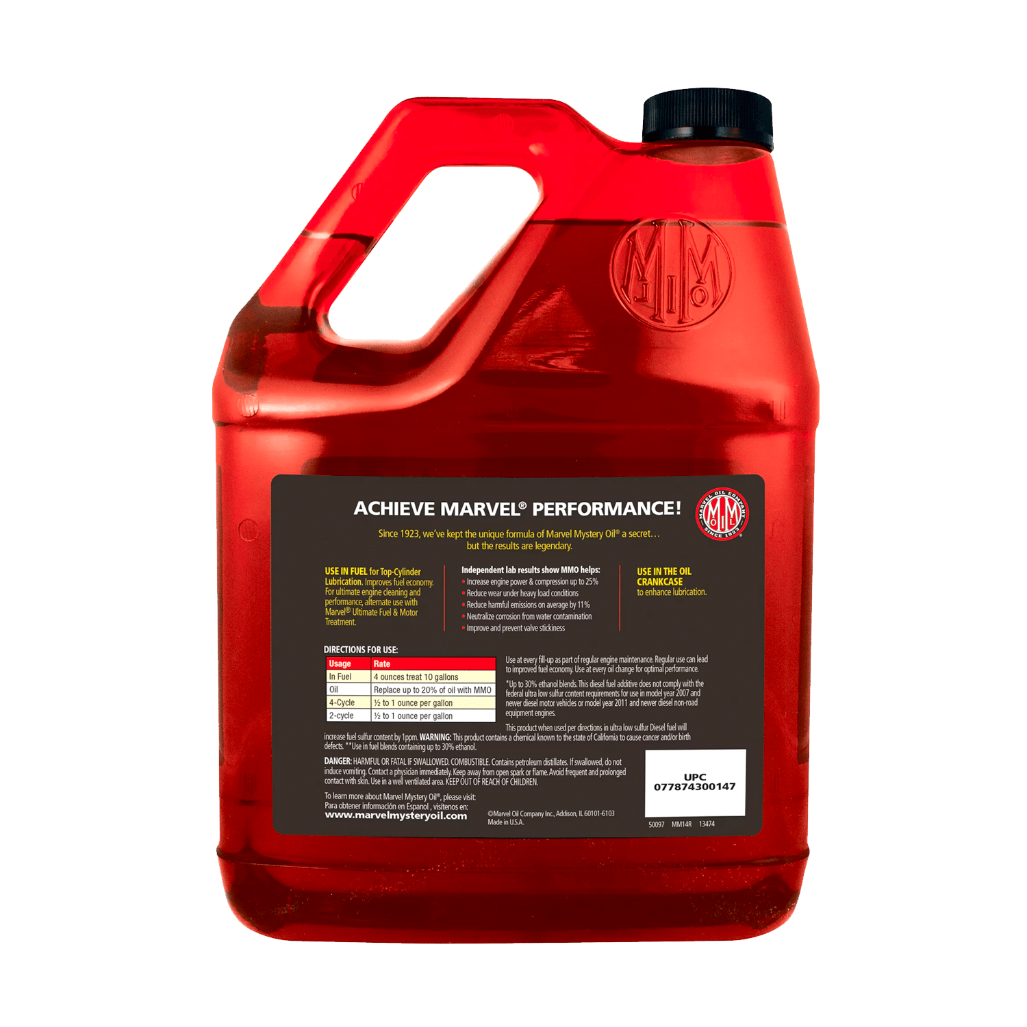Marvel Mystery Oil - Oil Enhancer and Fuel Treatment, 1 Gallon – Bild 2