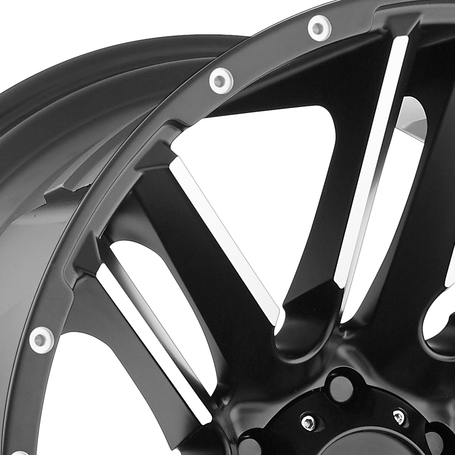 MOTO METAL® - MO978 RAZOR Satin Black with Machined Spokes – Bild 2
