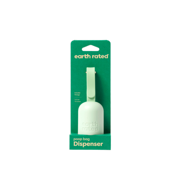 Earth Rated Poop Bags Dispenser with 15 bags