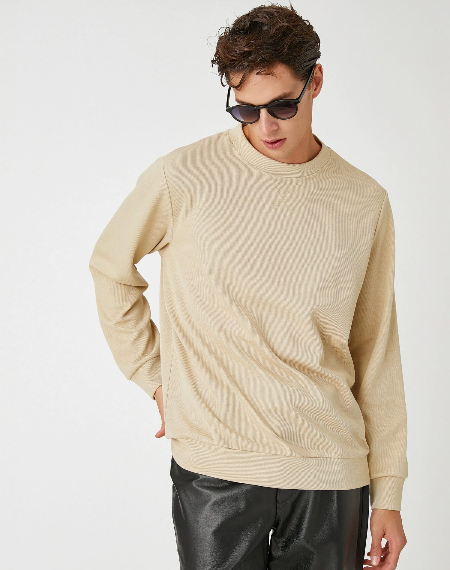 Koton Sweatshirt - Beige - Regular Fit – Bild 2