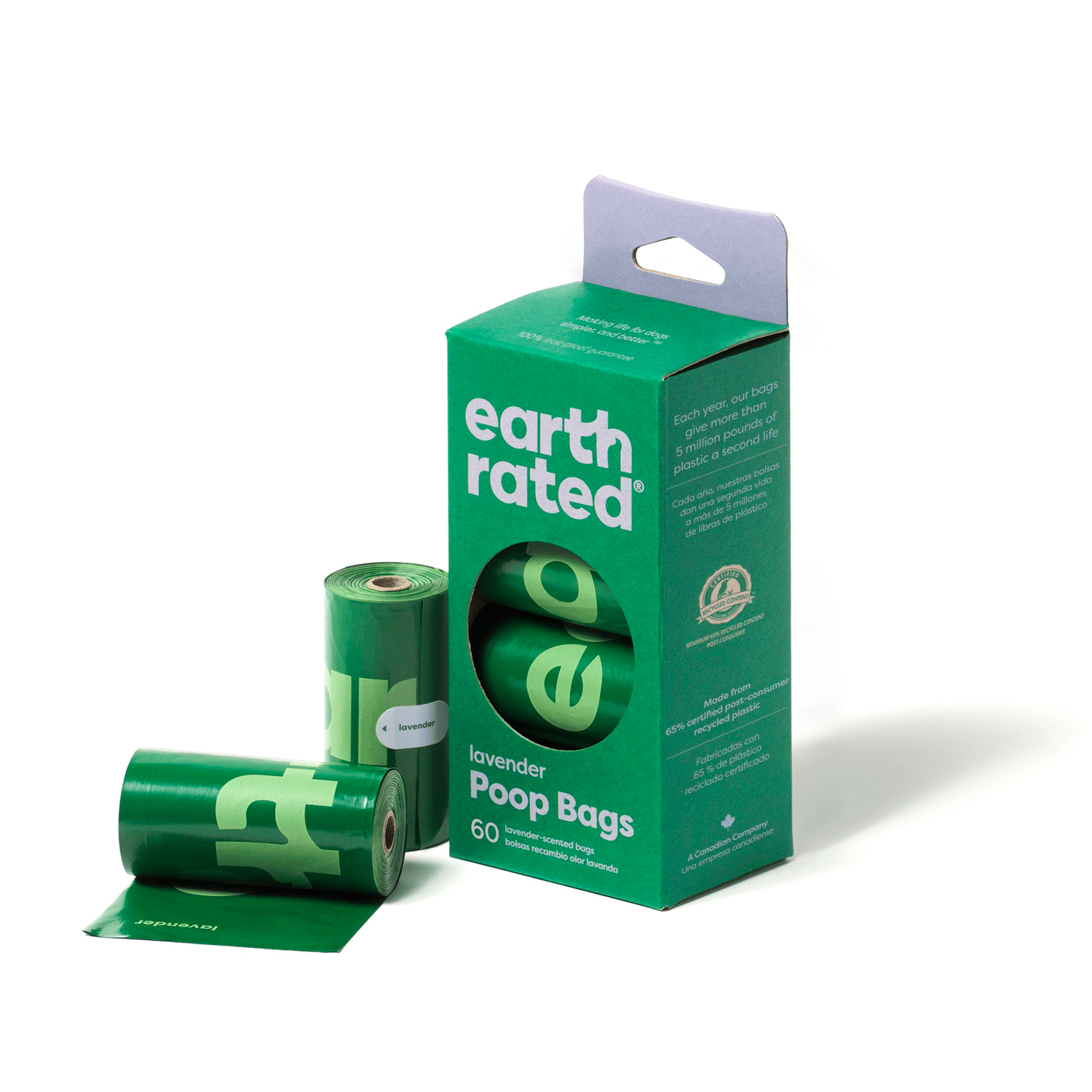 Earth Rated 60 Bags on 4 Rolls - Lavender – Bild 2