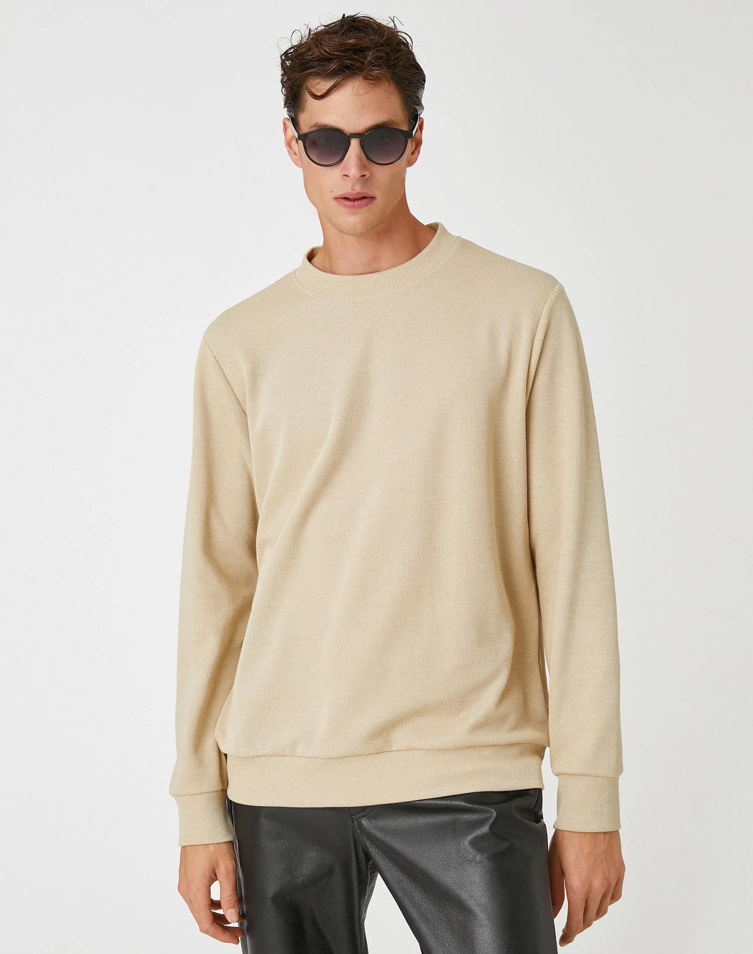 Koton Sweatshirt - Beige - Regular Fit – Bild 3