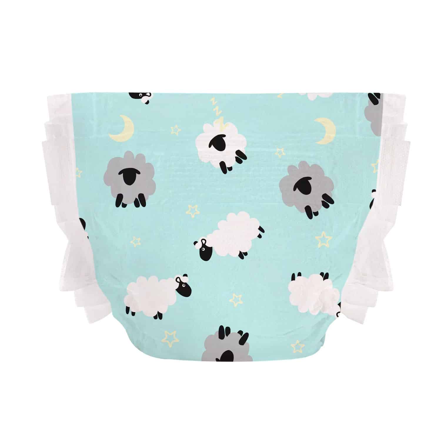 The Honest Company Overnight Baby Diapers, Sleepy Sheep, Size 5, 44 ct – Bild 4