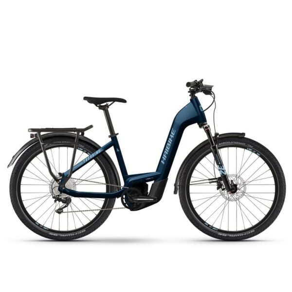 Haibike Trekking 8 - 750 Wh - 2023 - 27,5 Zoll - Tiefeinsteiger- Blau